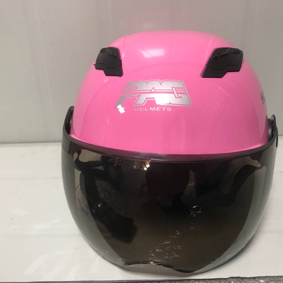 ☚Xe điện xe máy Mũ bảo hiểm màu xám cho nam giới và phụ nữ bốn mùa Đỏ Harley❄