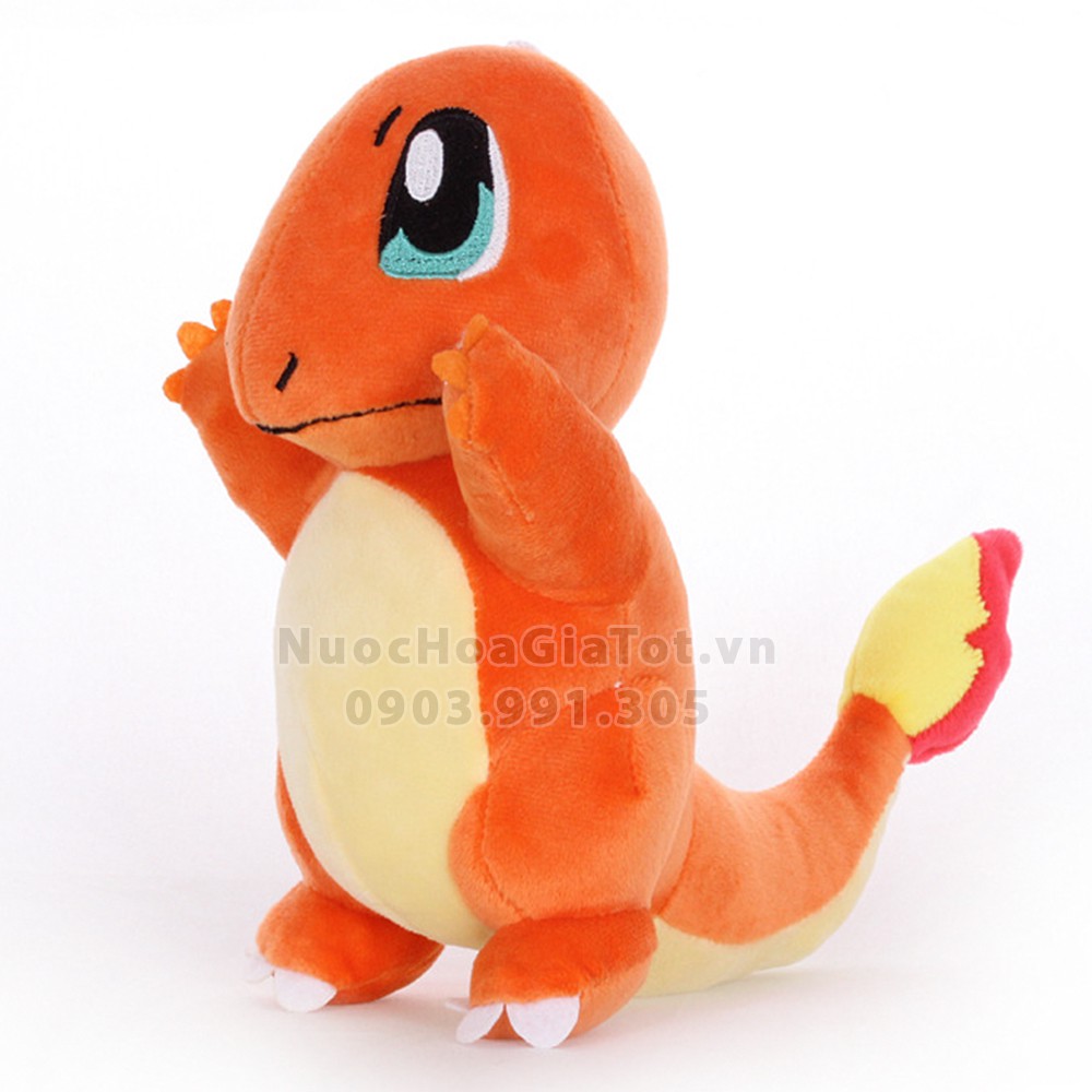 Gấu bông rồng lửa charmander pokemon quà tặng ý nghĩa cho bé trai gái sưu tập