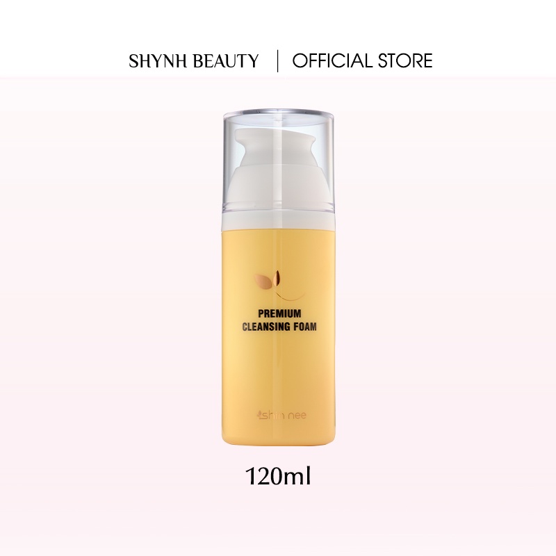 Sữa rửa mặt bọt tuyết Premium Cleansing Foam làm sạch da Shin Nee 120ml