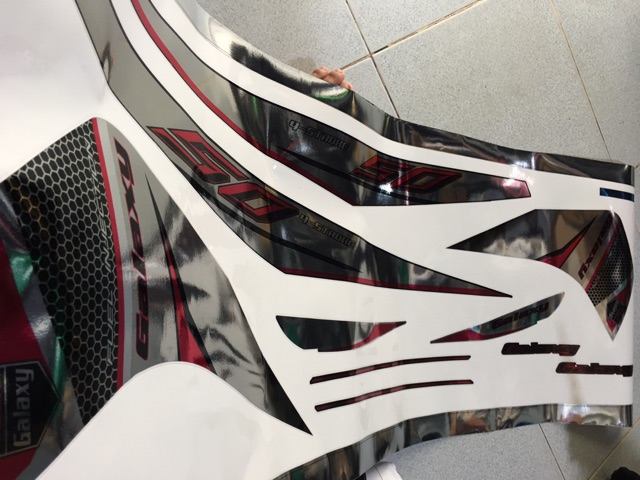 Tem rời Galaxy Chrome Y15ZR Hồng Bạc  -1