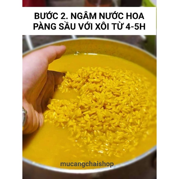 Hoa mật mông  nấu xôi màu vàng túi 100g