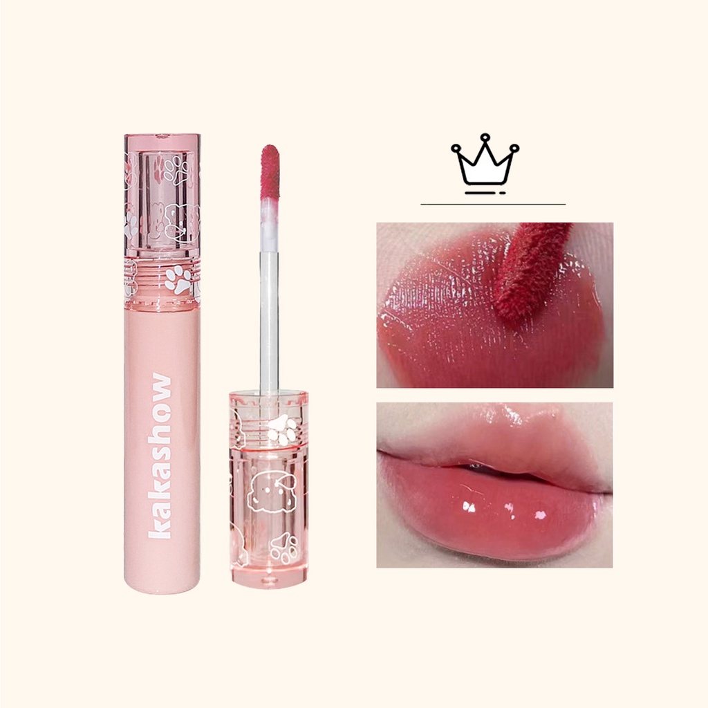 Vilike Son Tint Bóng KAKASHOW Đôi Môi Căng Mọng Giữ Màu Cả Ngày Chính Hãng 100% Nội Địa Trung