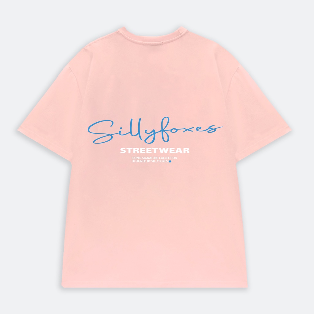 Áo Thun Iconic Signature Silly Foxes Hồng Xanh - SLF0009
