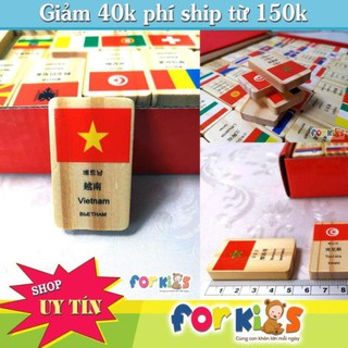 Domino cờ 100 quốc gia