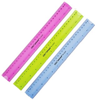 Thước kẻ dẻo nhiều màu