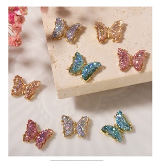 Charm bướm đính móng, charm bướm đá cao cấp
