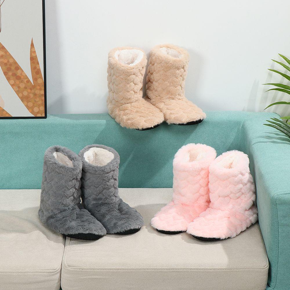 1 Đôi Giày Bốt Cổ Cao Chống Trượt Thời Trang Cho Nữ