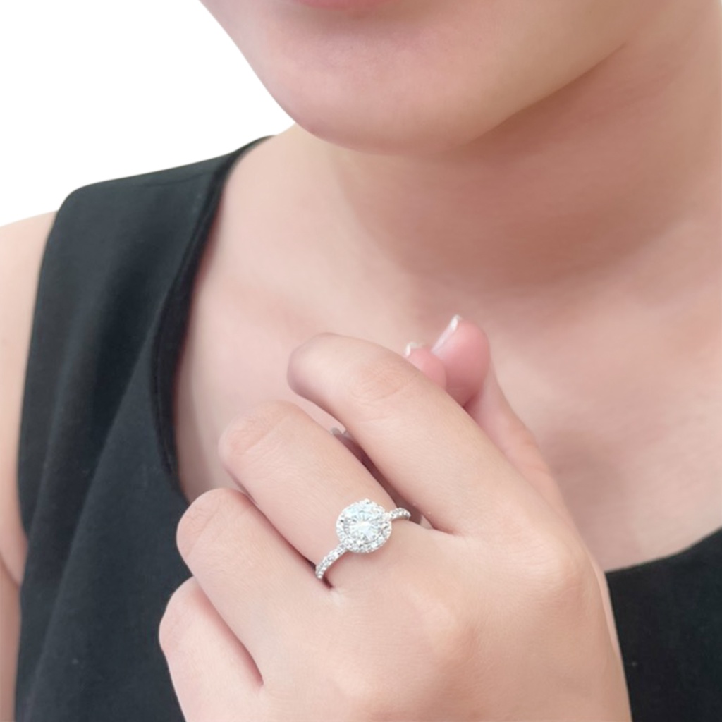 Nhẫn Bạc đính đá CZ PNJSilver XMXMK000152
