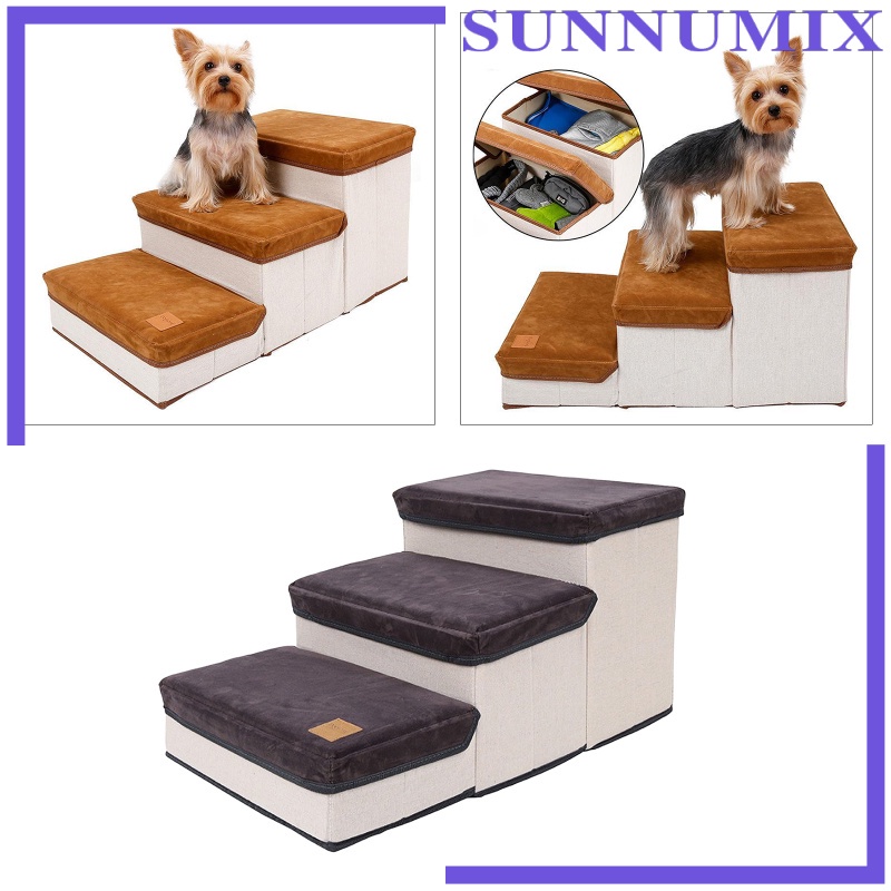 Cầu thang 3 bậc cho thú cưng