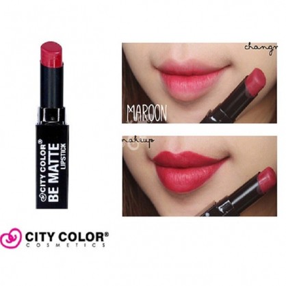 Son Lì Siêu Mịn Môi City Color Be Matte Lipstick Chính Hãng MỸ