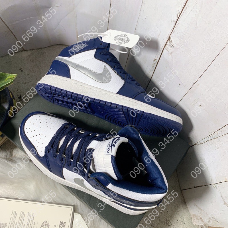 Giày sneaker cổ cao jordan-rep11 chuẩn kèm hộp box bill túi giấy chuẩn