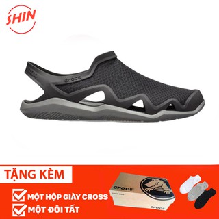 dép Cross Bít Đầu Dành Cho Nam HQ 💖FREESHIP💖Dép Cross khủng long Hottrend LN37 -lưới