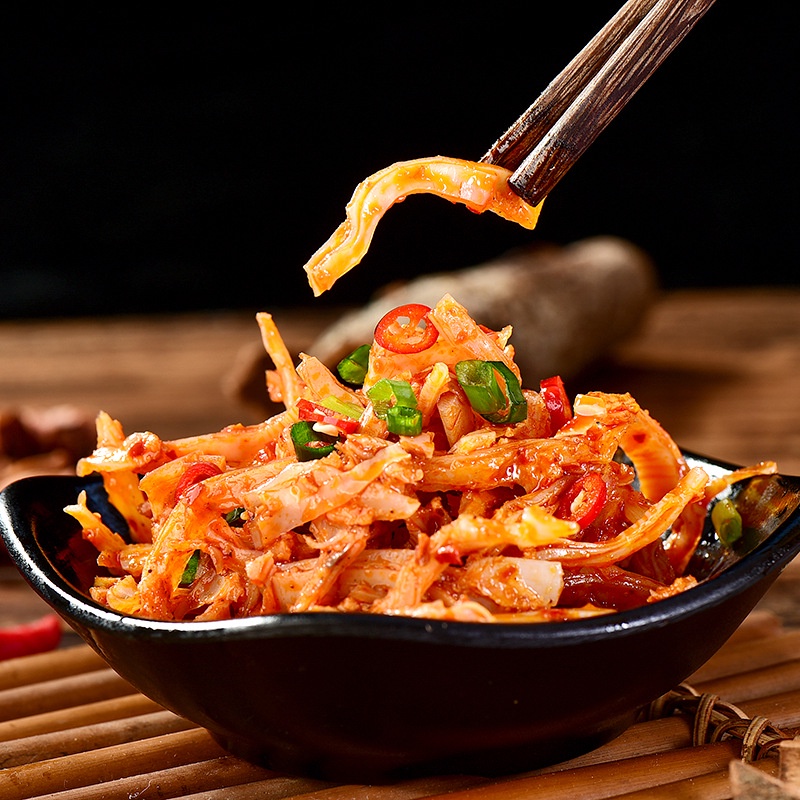 Bao tử heo non tẩm vị cay ăn liền 1 gói 18gr đồ ăn vặt Sài Gòn vừa ngon vừa rẻ | Dacheng Food