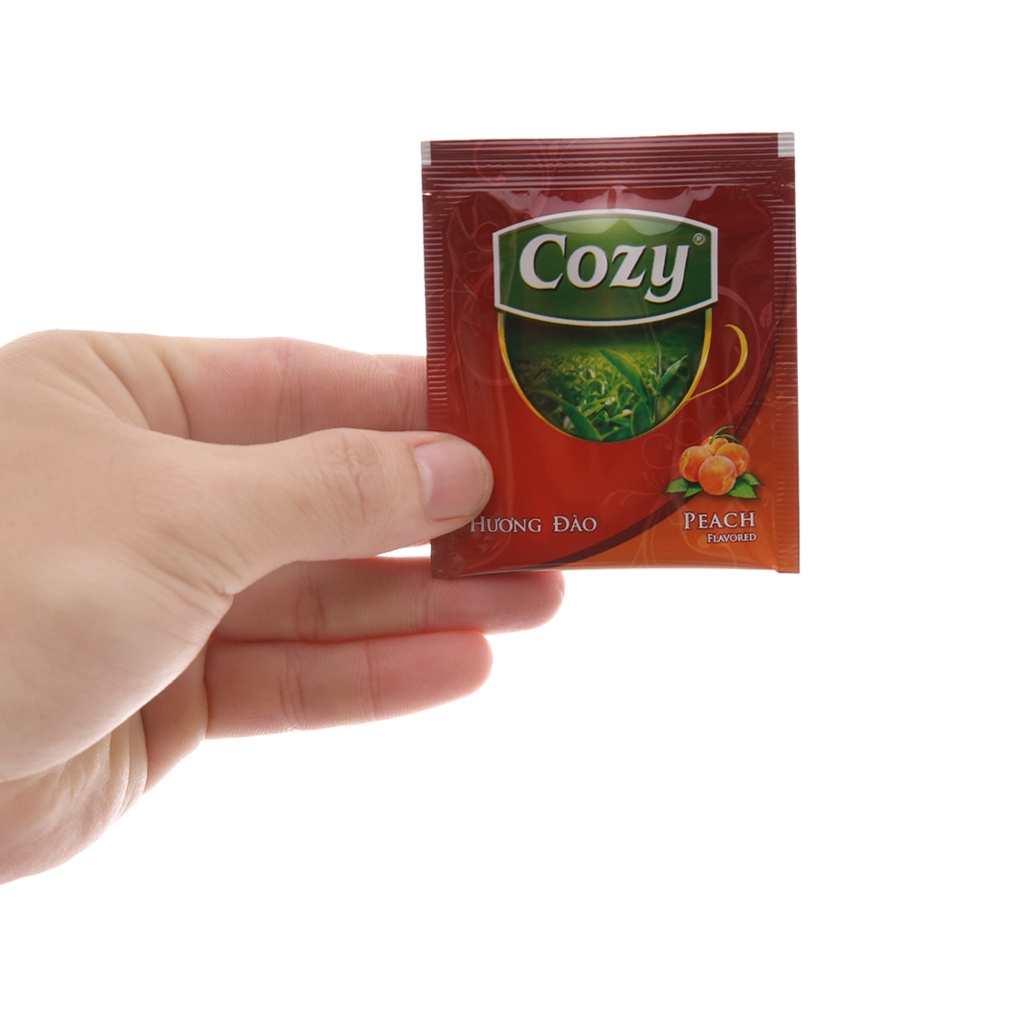 Trà Cozy hương đào (25 gói x 2g) - trà túi lọc