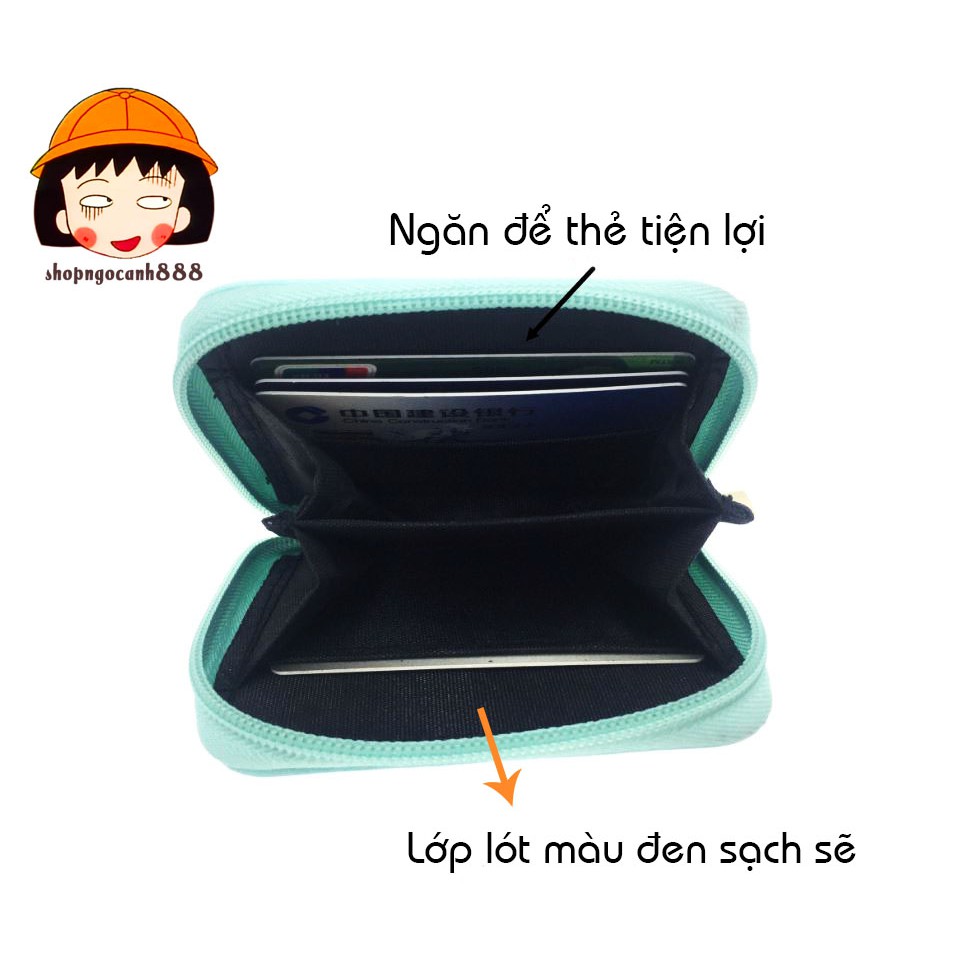 [XẢ KHO] Bóp Ví Ngắn Cầm Tay Nữ Họa Tiết Hoạt Hình Siêu Dễ Thương Cầm Êm Tay ! _ Link 3 | BigBuy360 - bigbuy360.vn