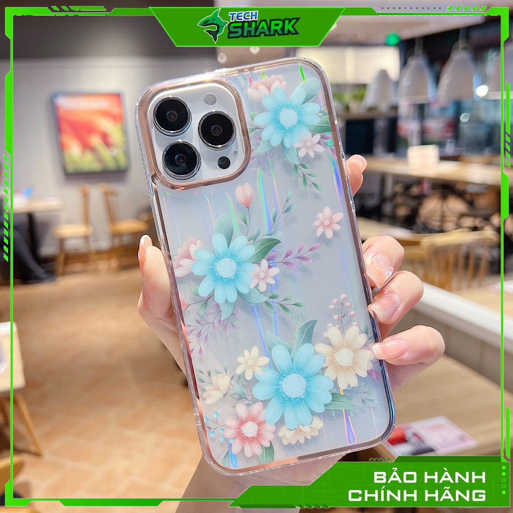 Ốp Lưng iPhone Hoa Cao Cấp EARLDOM x/xs/xsmax/11/12/pro/max/plus/promax
