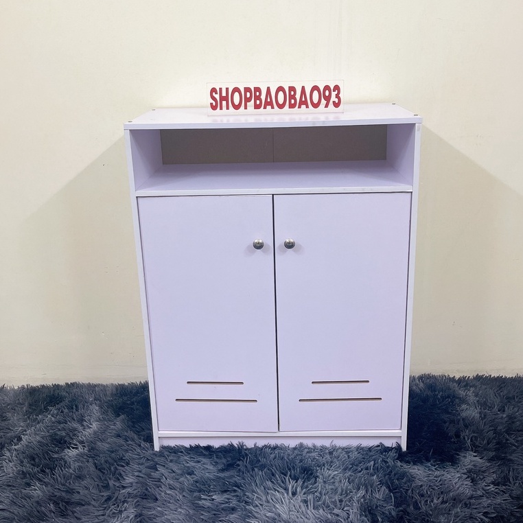 Tủ Gỗ Tủ Giày Dép Thông Minh Tủ Đựng Đồ Đa Năng Chất Liệu MDF Trắng Hiện Đại - T60