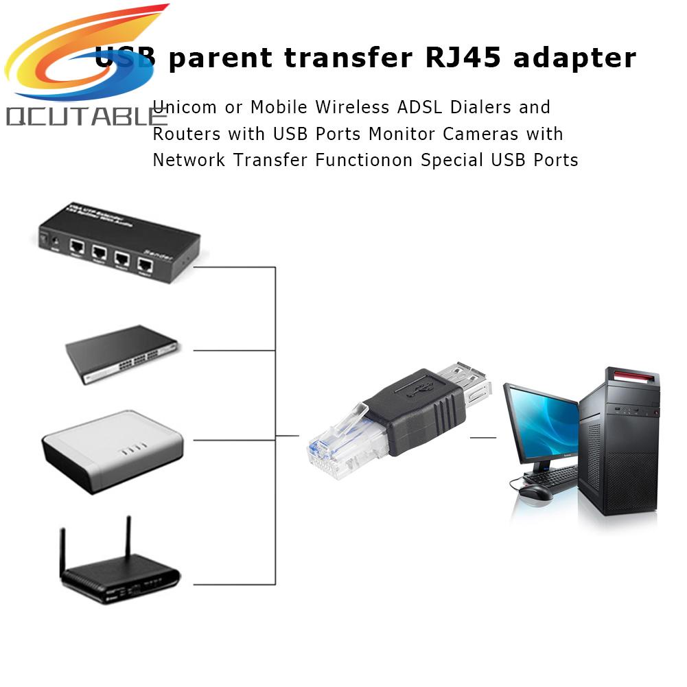 Đầu Chuyển Đổi Dây Cáp Mạng LAN RJ45 Chuyên Dụng Chất Lượng Cao