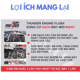 Vệ sinh động cơ Thunder Engine Flush 100ml