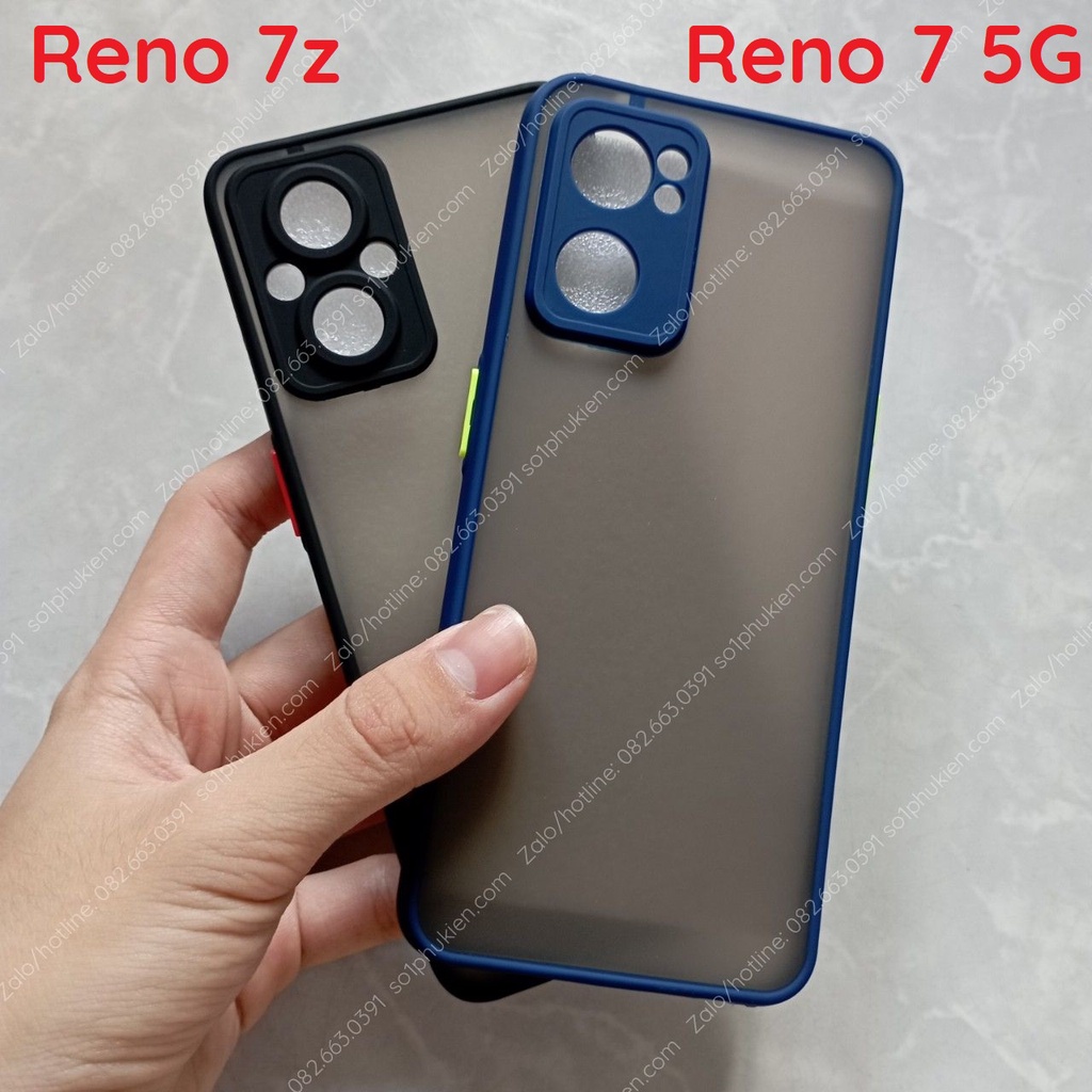 Ốp lưng Oppo reno7 5G/ reno 7z/ Reno 7 pro/Find X5 Lite lưng trong nhám chống ố,chống va đập tốt bảo vệ camera toàn diện