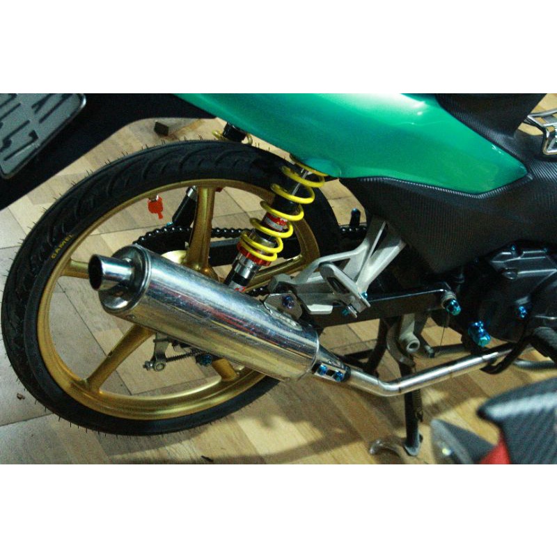 Cổ thòng inox 304 cho wave A 110/100/50cc chế RSX