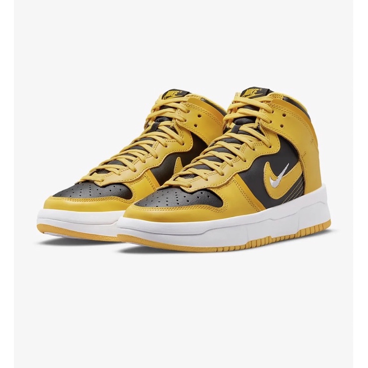 Giày NIKE dunk high vàng đen