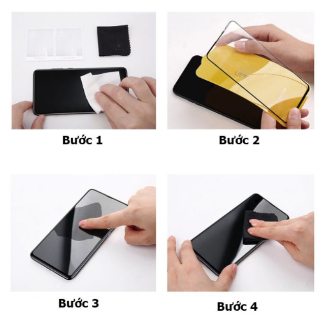 Galaxy M30S - Bộ kính cường lực 9D + ốp dẻo silicon trong suốt cao cấp