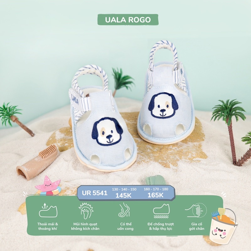 Giày tập đi bé trai bé gái ULA ROGO