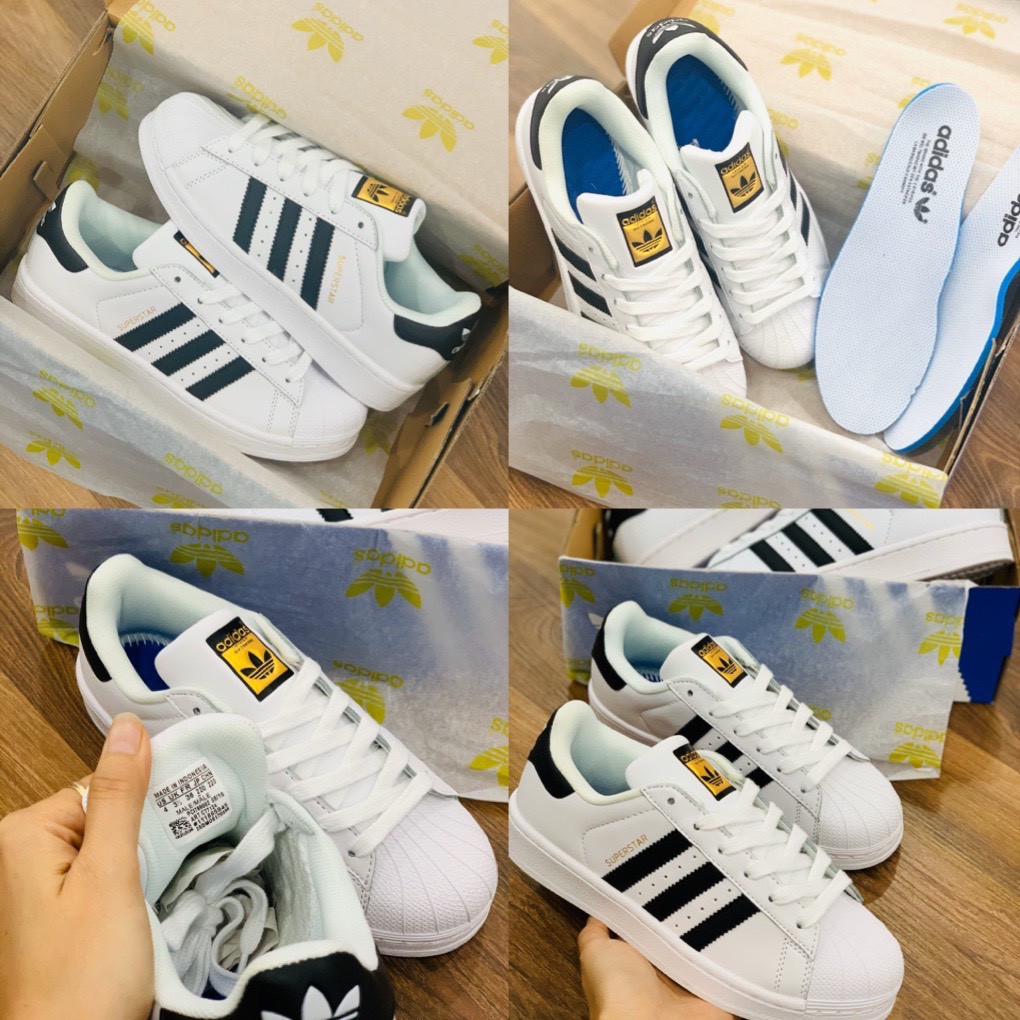 [Mã FAXANH245 giảm 10k đơn từ 50k] [ Full Box ] Giày Superstar Nam Nữ