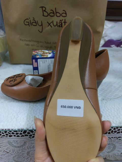 Giày da thật đế xuồng VNXK