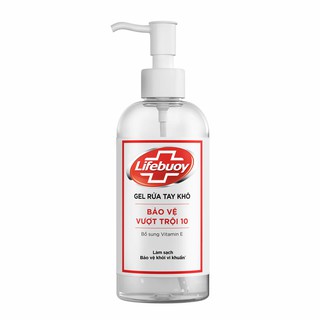 [HCM][GIAO 2H]Chai vòi Gel rửa tay khô Lifebuoy-235ml