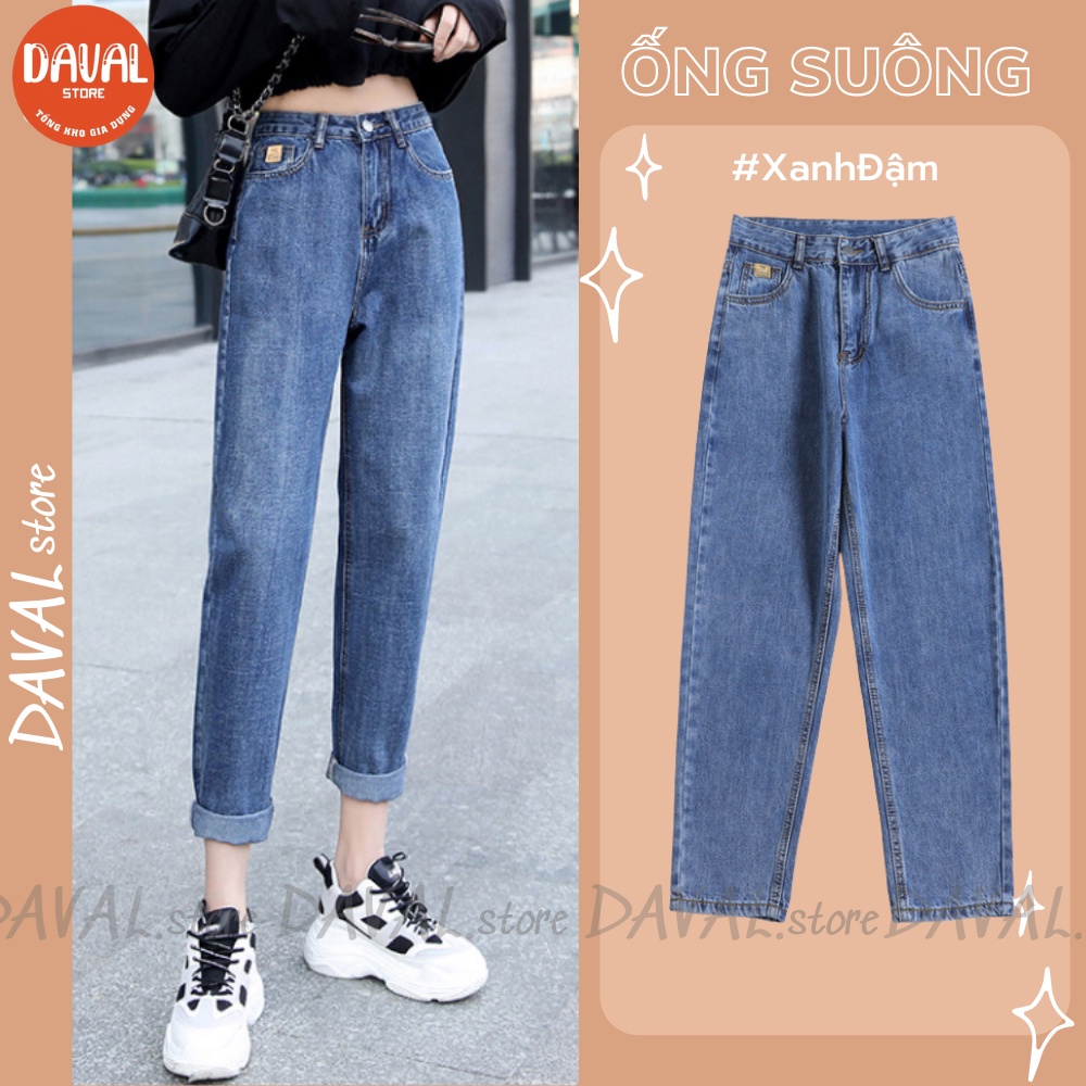 Quần bò baggy nữ,Quần jean nữ baggy lưng cao xanh nhạt ống suông nam unisex SEM CLOTHES q004 | BigBuy360 - bigbuy360.vn