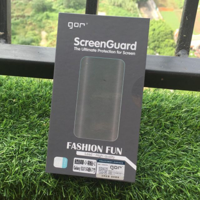 Bộ 4 dán dẻo GOR cho Galaxy S10 5G Full màn hình ( 2 mặt trước+ 1 mặt sau trong và 1 carbon )