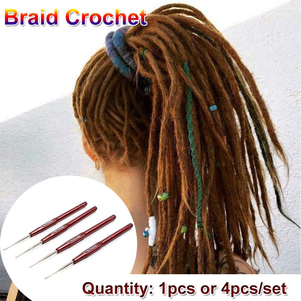 Dụng cụ móc đan len/tết tóc dreadlock tiện dụng