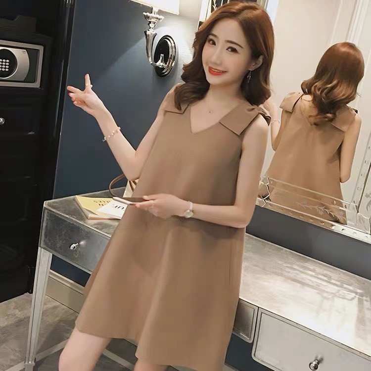 Đầm suông form rộng giấu bụng cho phái đẹp