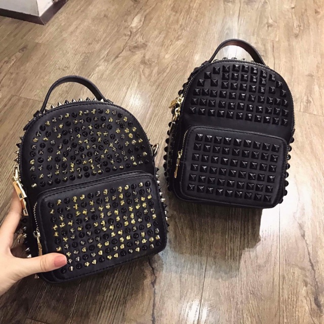 Balo đinh đen tán 