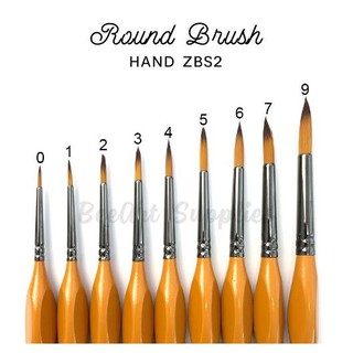 [HỌA CỤ ONLINE] CỌ VẼ HAND ZBS2 ĐẦU TRÒN