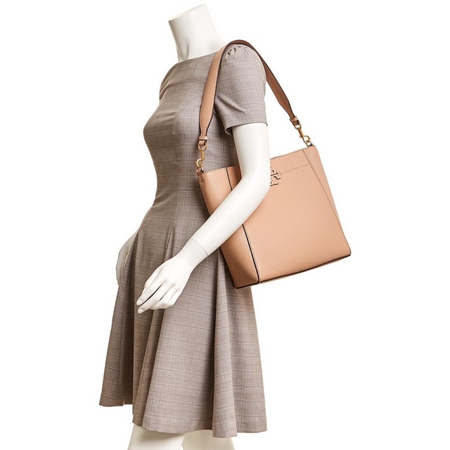 TNS - Túi bucket form hobo  Torie Mcgraw hobo bag -màu nâu tây sang trọng