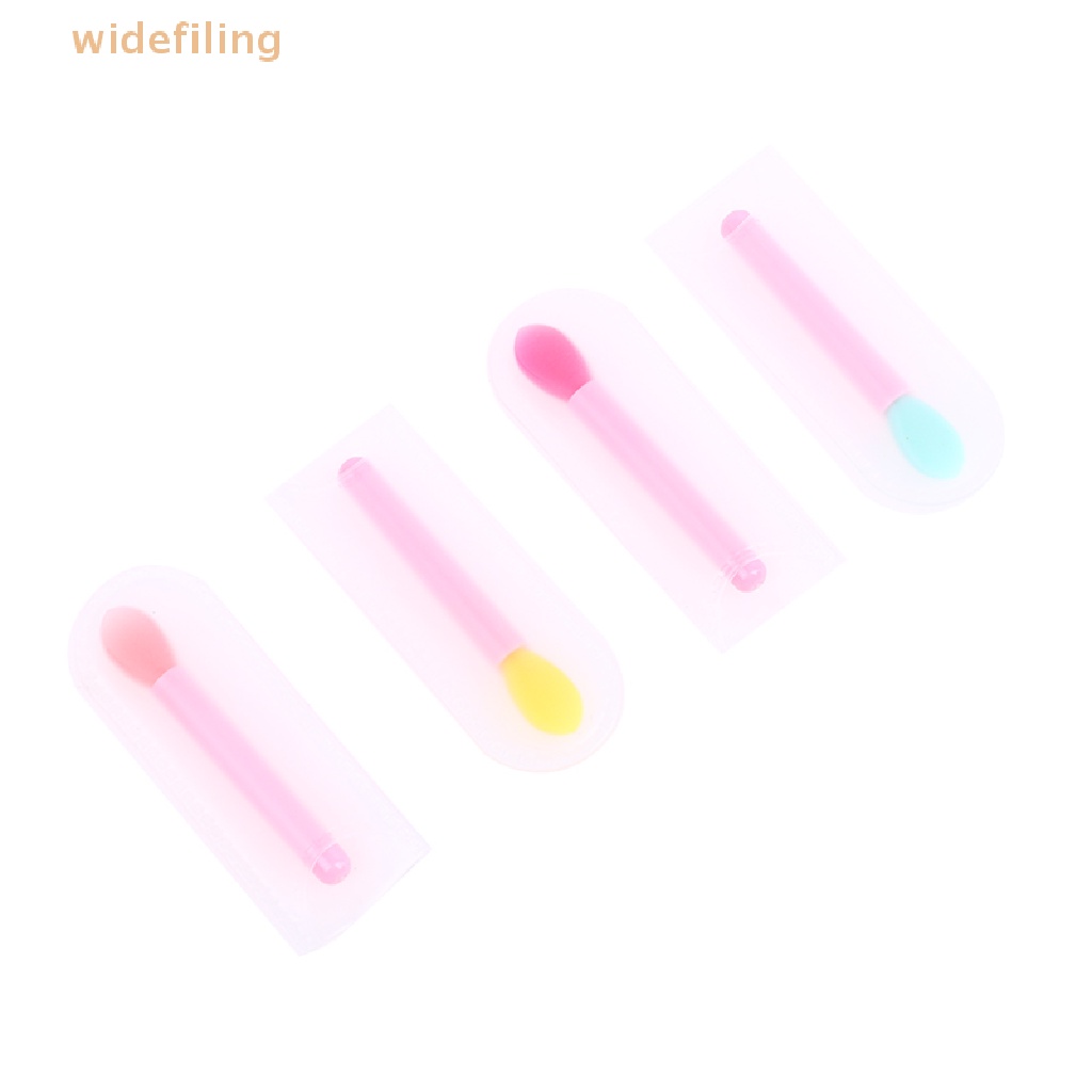 1 Cọ Trang Điểm Mắt / Môi Bằng Silicone Tiện Dụng