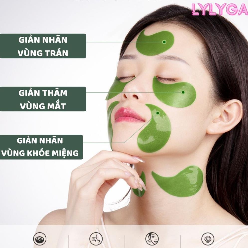 Mặt nạ mắt BIOAQUA Tảo Biển Hộp 60 miếng Nội địa Trung , Giảm thâm nhăn quầng mắt bọng mắt hiệu quả