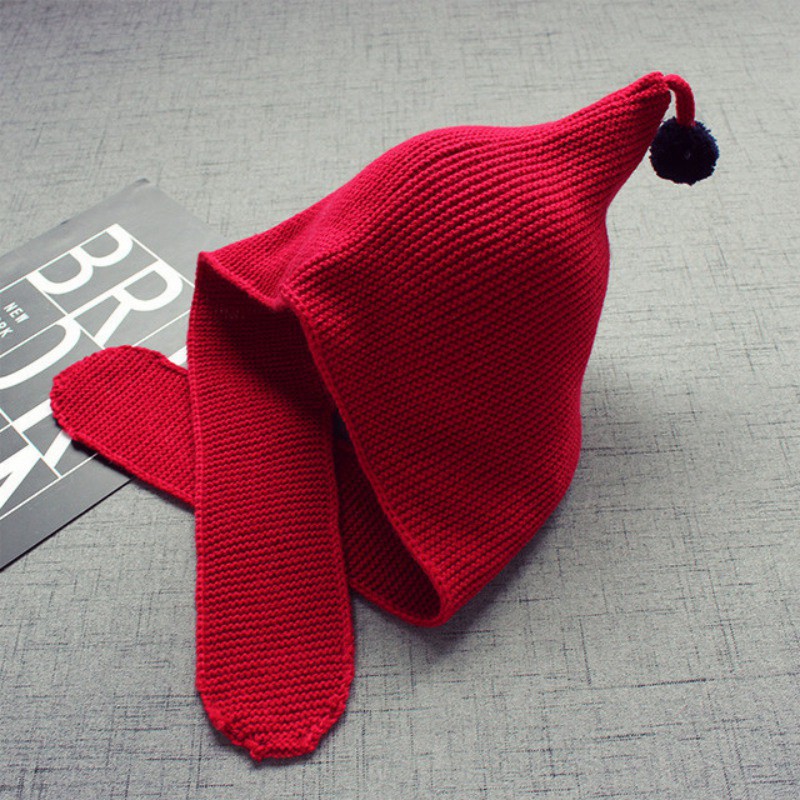 Mũ len đan kèm khăn choàng cổ giữ ấm đáng yêu dành cho bé balo local brand | BigBuy360 - bigbuy360.vn