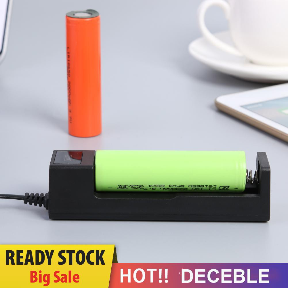 Deceble 18650 Li-ion Battery Charging Charger Portable USB Lithium Battery Charger