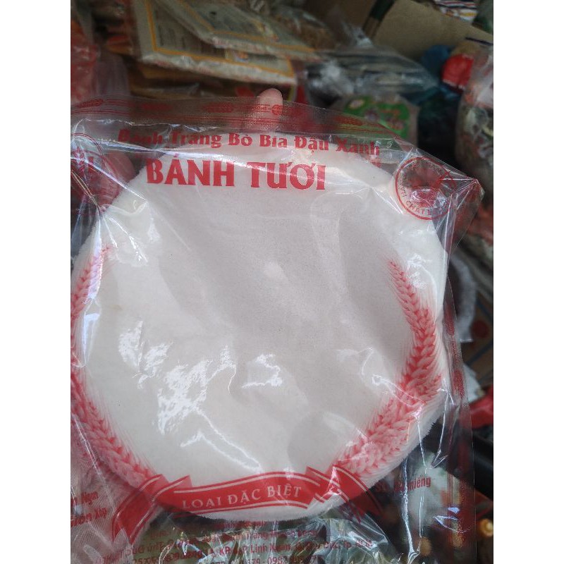 Bánh tráng bò bía đậu xanh (bánh tươi) 30 cái