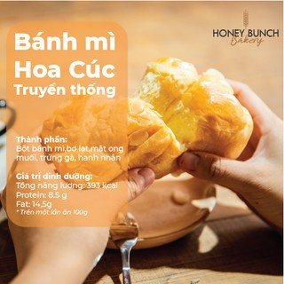 (HANDMADE)(KHÔNG CHẤT BẢO QUẢN) BÁNH MÌ HOA CÚC (FREESHIP)(NHẬP MÃ BANMOI GIẢM 20% ĐƠN 150K)(HCM)