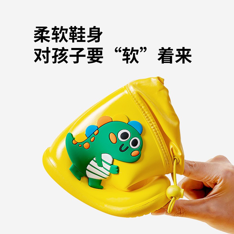 2022 Cheerful Mario Giày Đi Mưa Eva Chống Trượt Chống Thấm Nước In Hoạt Hình Khủng Long  Dễ Thương Cho Bé