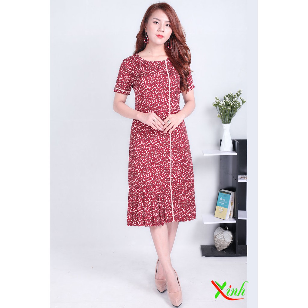 [Mã FASHIONMALLT4 giảm 15% đơn 150k] Đầm hoa nhí diện hè trẻ trung ThoiTrangXinh DL661