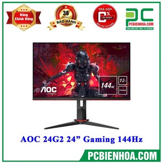 Màn Hình Gaming AOC 24G2 – 144hz, 1ms, IPS, AMD FreeSync