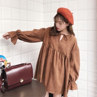 Áo baby doll thu đông