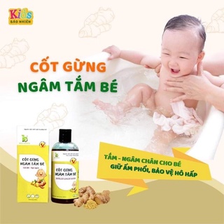 Cốt gừng ngâm tắm bé