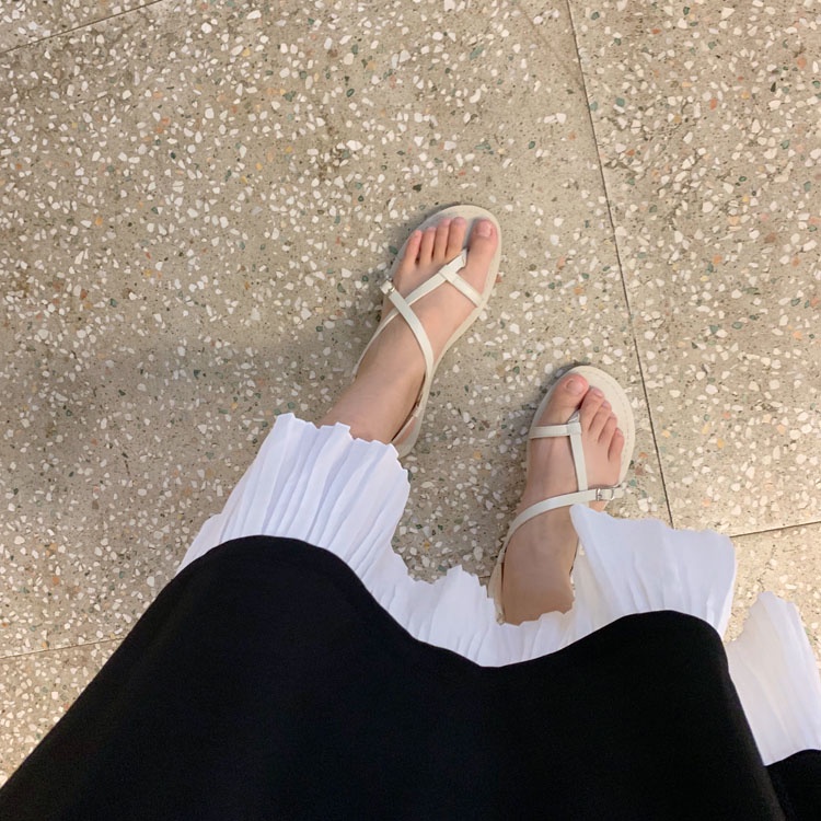 Chân Váy Chữ A Lưng Cao Dáng Rộng Phong Cách Hàn Quốc Thời Trang Mùa Hè Xinh Xắn Cho Nữ